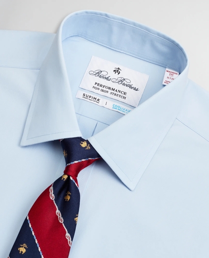 Madison Relaxed-Fit Dress Shirt, Performance Non-Iron with COOLMAX®, Ainsley Collar Twill, image 2
