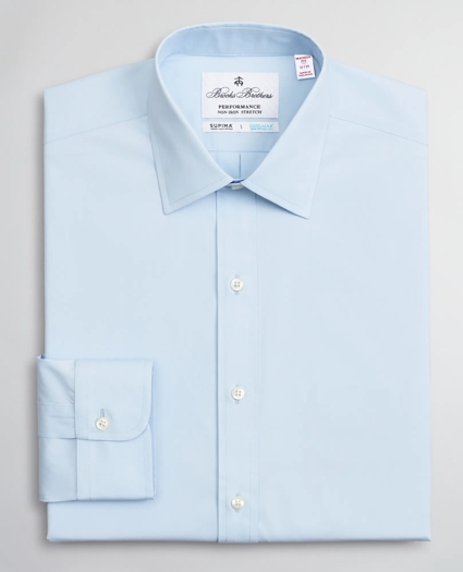 Madison Relaxed-Fit Dress Shirt, Performance Non-Iron with COOLMAX®, Ainsley Collar Twill, image 4