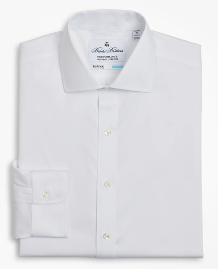 Regent Regular-Fit Dress Shirt, Performance Non-Iron with COOLMAX®, English Spread Collar Twill, image 6