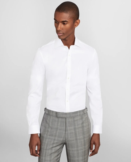 Soho Extra-Slim Fit Dress Shirt, Performance Non-Iron with COOLMAX®, English Spread Collar Twill, image 1