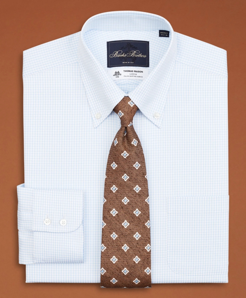 Golden Fleece® Regent Regular-Fit Dress Shirt, Button-Down Collar Windowpane Jacquard, image 2
