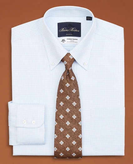 Golden Fleece® Regent Regular-Fit Dress Shirt, Button-Down Collar Windowpane Jacquard, image 2