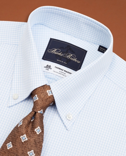 Golden Fleece® Regent Regular-Fit Dress Shirt, Button-Down Collar Windowpane Jacquard, image 3