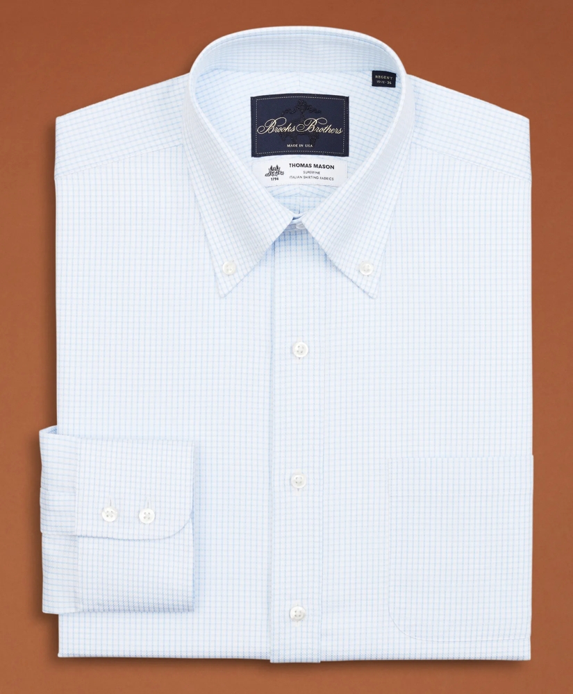 Golden Fleece® Regent Regular-Fit Dress Shirt, Button-Down Collar Windowpane Jacquard, image 4