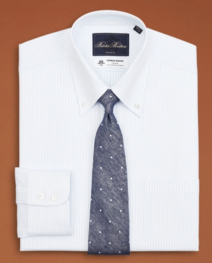 Golden Fleece® Regent Regular-Fit Dress Shirt, Button-Down Collar Striped Jacquard, image 2