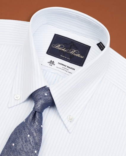 Golden Fleece® Regent Regular-Fit Dress Shirt, Button-Down Collar Striped Jacquard, image 3