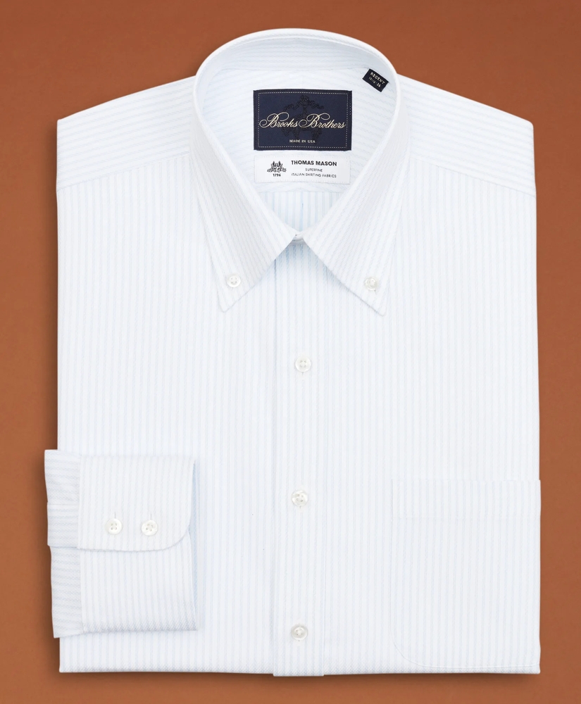 Golden Fleece® Regent Regular-Fit Dress Shirt, Button-Down Collar Striped Jacquard, image 5