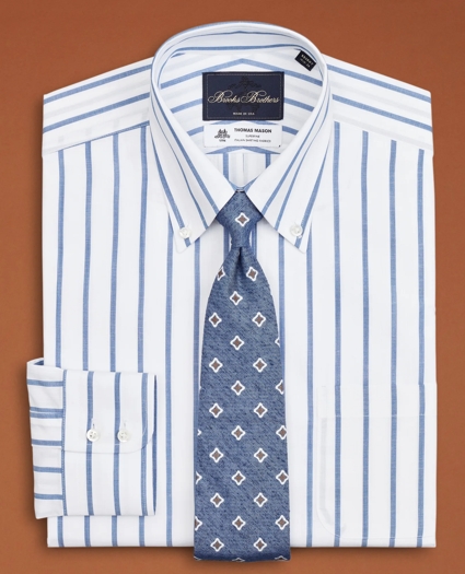 Golden Fleece® Regent Regular-Fit Dress Shirt, Button-Down Collar Bold Stripe, image 3