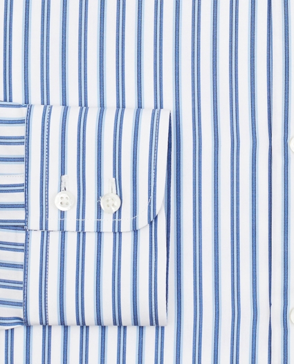 Golden Fleece® Regent Regular-Fit Dress Shirt, Londoner Collar White Multi-Stripe Poplin, image 4