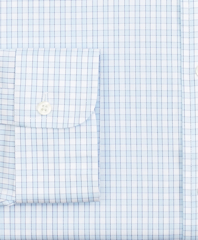 Regent Regular-Fit Dress Shirt, Performance Non-Iron with COOLMAX®, Button-Down Collar Twill Check, image 3