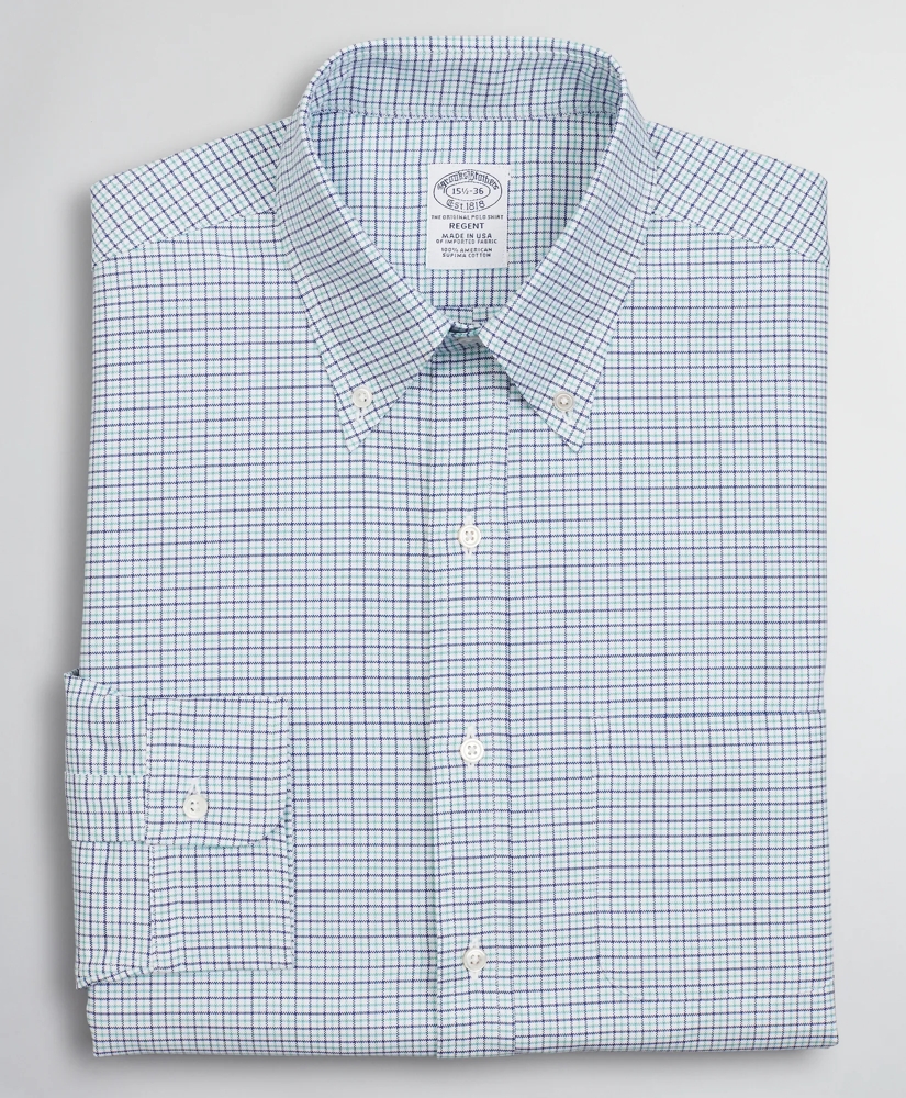 Original Polo® Button-Down Oxford Regent Regular-Fit Dress Shirt, Windowpane, image 4