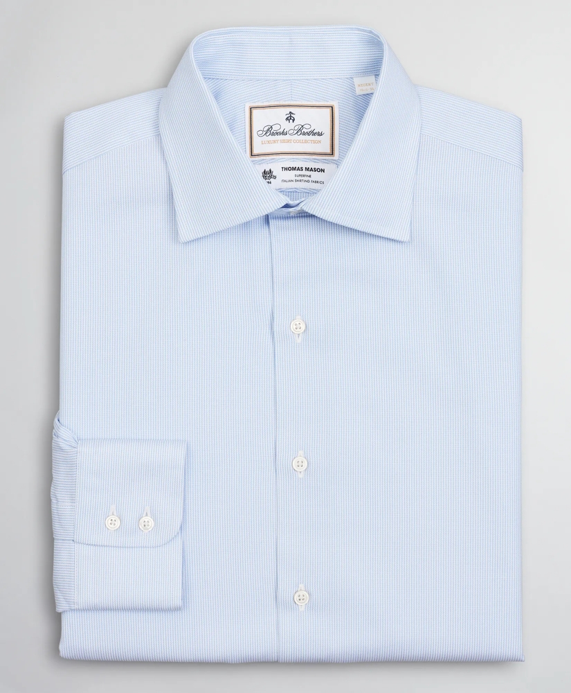 Luxury Collection Regent Regular-Fit Dress Shirt, Franklin Spread Collar Thick Stripe, image 4
