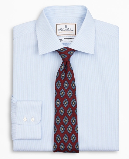 Luxury Collection Milano Slim-Fit Dress Shirt, Franklin Spread Collar Thick Stripe, image 1