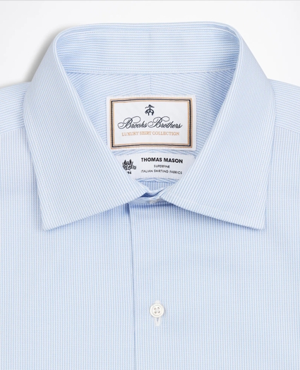 Luxury Collection Milano Slim-Fit Dress Shirt, Franklin Spread Collar Thick Stripe, image 2