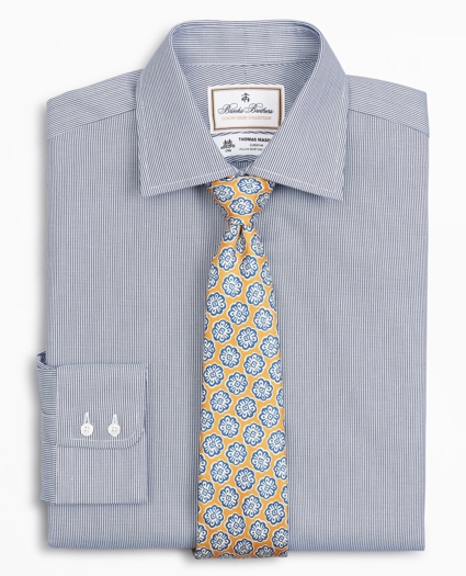 Luxury Collection Milano Slim-Fit Dress Shirt, Franklin Spread Collar Thick Stripe, image 1