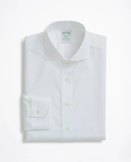 Milano Slim-Fit Dress Shirt, Non-Iron Pinpoint English Collar, image 4