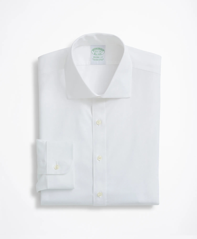 Milano Slim-Fit Dress Shirt, Non-Iron Ainsley, image 4