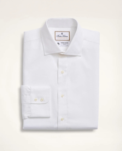 Brooks Brothers x Thomas Mason® Milano Slim-Fit Dress Shirt, Pinpoint English Collar, image 1