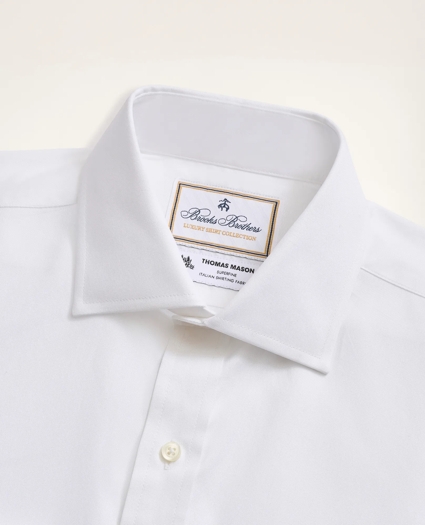 Brooks Brothers x Thomas Mason® Milano Slim-Fit Dress Shirt, Pinpoint English Collar, image 2