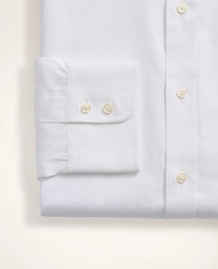 Brooks Brothers x Thomas Mason® Milano Slim-Fit Dress Shirt, Pinpoint English Collar, image 3