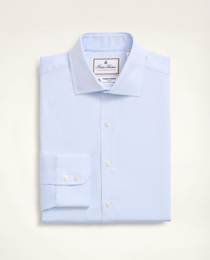 Brooks Brothers x Thomas Mason® Madison Relaxed-Fit Dress Shirt, Pinpoint English Collar, image 1