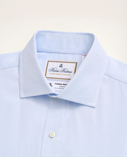 Brooks Brothers x Thomas Mason® Madison Relaxed-Fit Dress Shirt, Pinpoint English Collar, image 2