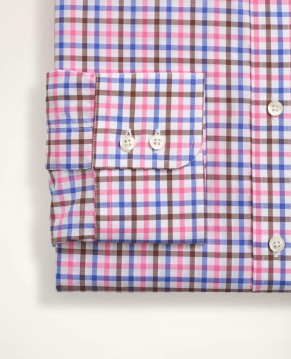 Brooks Brothers x Thomas Mason&reg; Milano Slim-Fit Dress Shirt, Poplin English Collar Multi-Windowpane, image 2