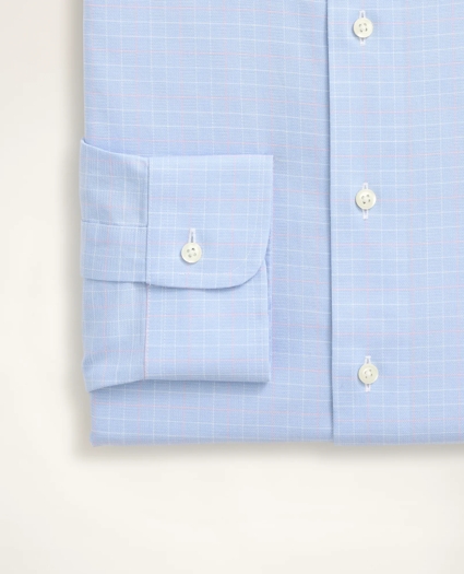 Stretch Regent Regular-Fit Dress Shirt, Non-Iron Royal Oxford Ainsley Collar Graph Check, image 3