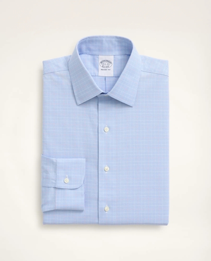Stretch Regent Regular-Fit Dress Shirt, Non-Iron Royal Oxford Ainsley Collar Graph Check, image 4