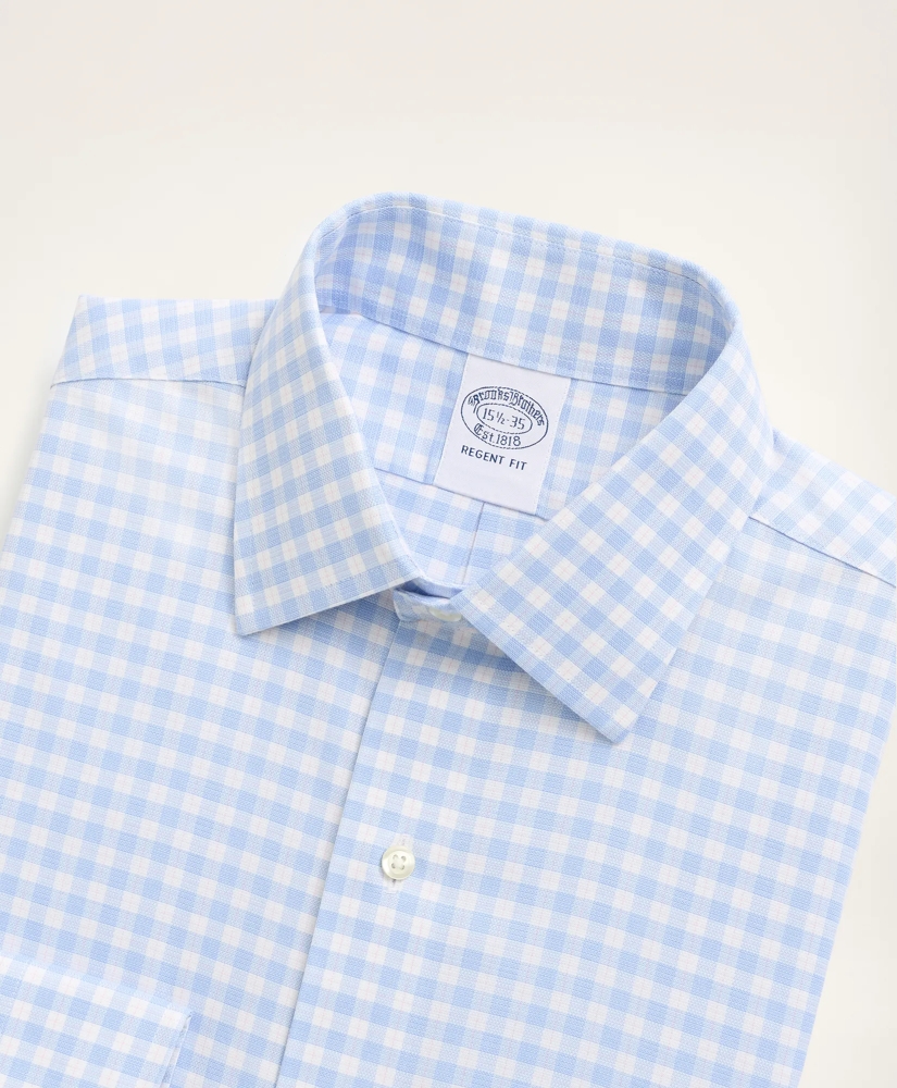 Stretch Regent Regular-Fit Dress Shirt, Non-Iron Royal Oxford Ainsley Collar Check, image 3