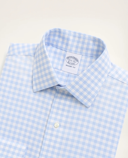 Stretch Regent Regular-Fit Dress Shirt, Non-Iron Royal Oxford Ainsley Collar Check, image 3