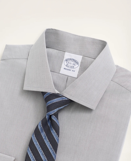 Regent Regular-Fit Dress Shirt, Poplin English Collar End-On-End, image 2