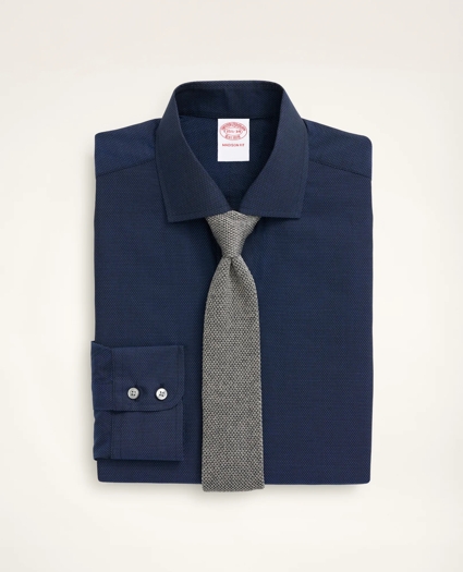 Madison Relaxed-Fit Dress Shirt, Dobby English Collar Solid, image 1
