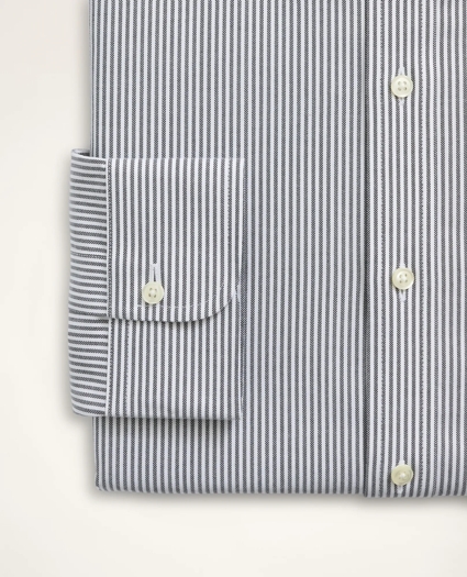 Stretch Big & Tall Dress Shirt, Non-Iron Herringbone Candy Stripe Ainsley Collar, image 4