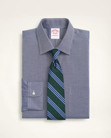 Stretch Madison Relaxed-Fit Dress Shirt, Non-Iron Dobby Ainsley Collar Diamond, image 1