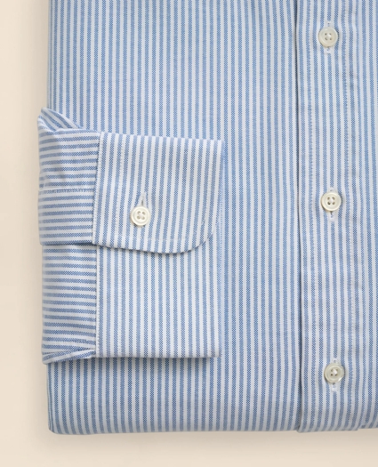 American-Made Oxford Cloth Button-Down Stripe Dress Shirt, image 4