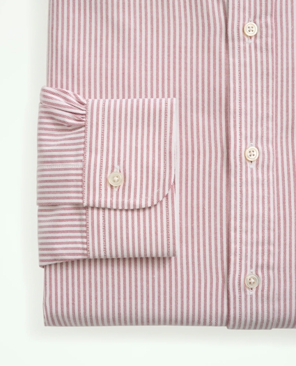 American-Made Oxford Cloth Button-Down Stripe Dress Shirt, image 4