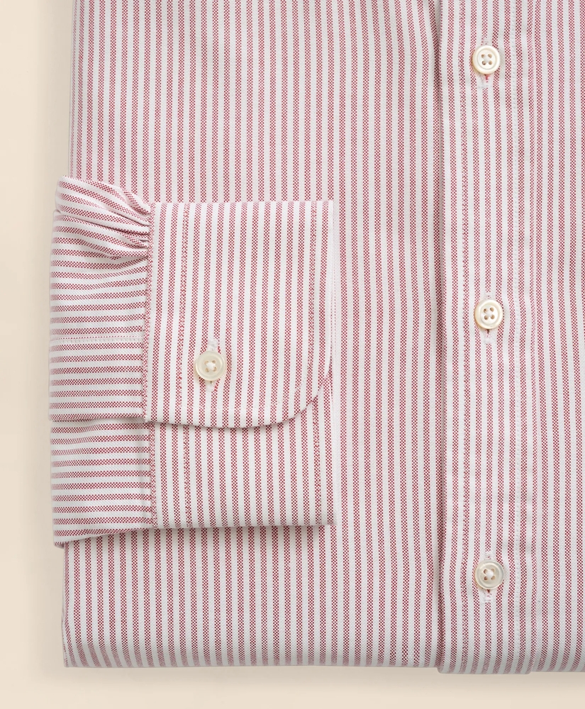 American-Made Oxford Cloth Button-Down Stripe Dress Shirt, image 4