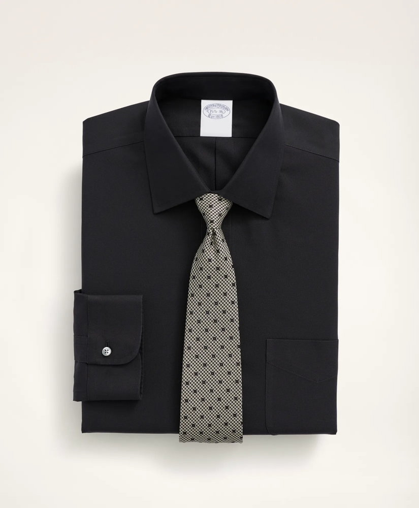 Stretch Supima® Cotton Non-Iron Pinpoint Oxford Ainsley Collar Dress Shirt, image 1