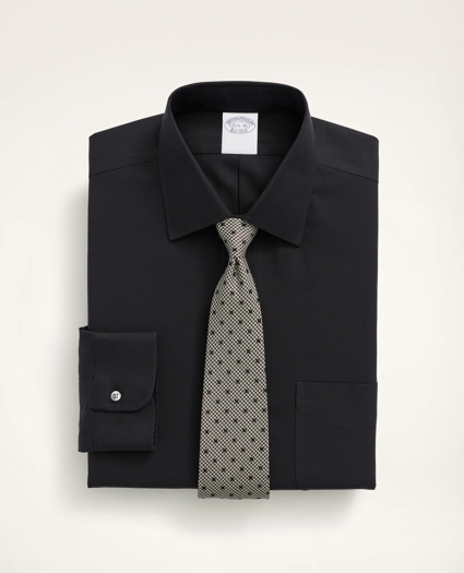 Stretch Supima® Cotton Non-Iron Pinpoint Oxford Ainsley Collar Dress Shirt, image 1
