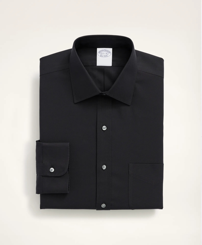 Stretch Supima® Cotton Non-Iron Pinpoint Oxford Ainsley Collar Dress Shirt, image 3