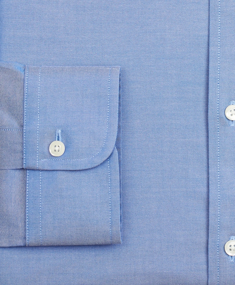 Stretch Supima® Cotton Non-Iron Pinpoint Oxford Ainsley Collar Dress Shirt, image 3