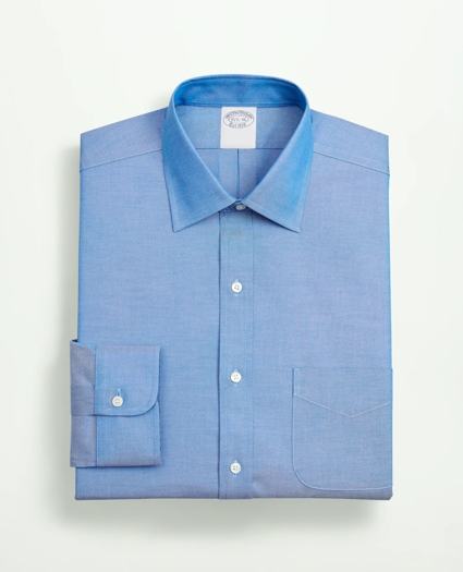 Stretch Supima® Cotton Non-Iron Pinpoint Oxford Ainsley Collar Dress Shirt, image 4