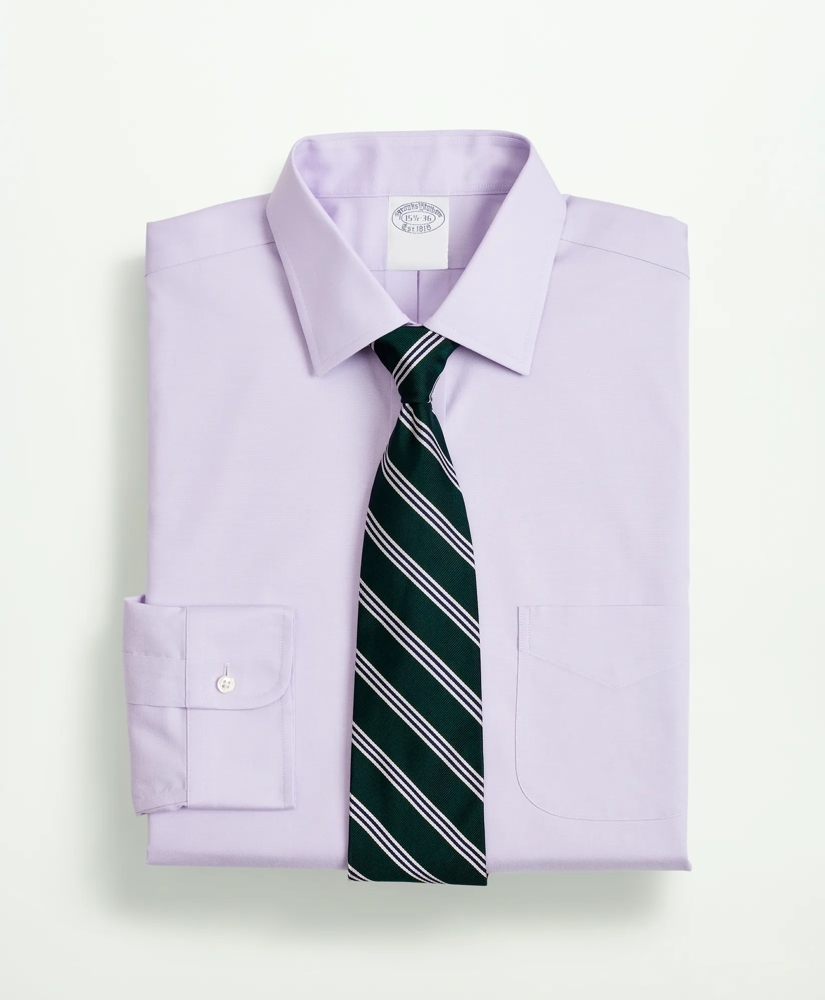 Stretch Supima® Cotton Non-Iron Pinpoint Oxford Ainsley Collar Dress Shirt, image 1