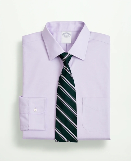 Stretch Supima® Cotton Non-Iron Pinpoint Oxford Ainsley Collar Dress Shirt, image 1