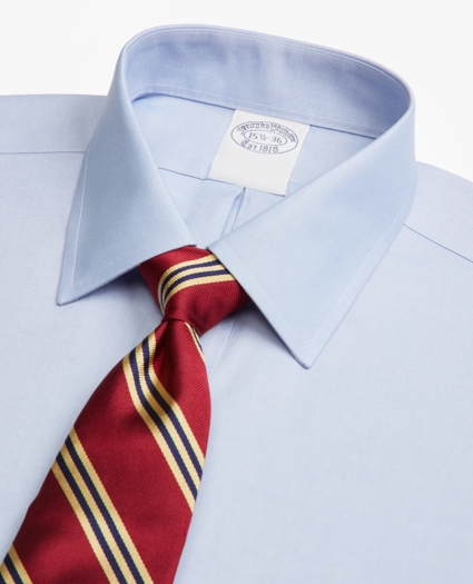 Stretch Supima® Cotton Non-Iron Pinpoint Oxford Ainsley Collar Dress Shirt, image 2
