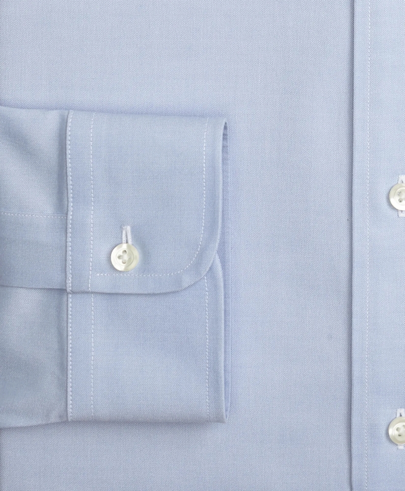 Stretch Supima® Cotton Non-Iron Pinpoint Oxford Ainsley Collar Dress Shirt, image 3