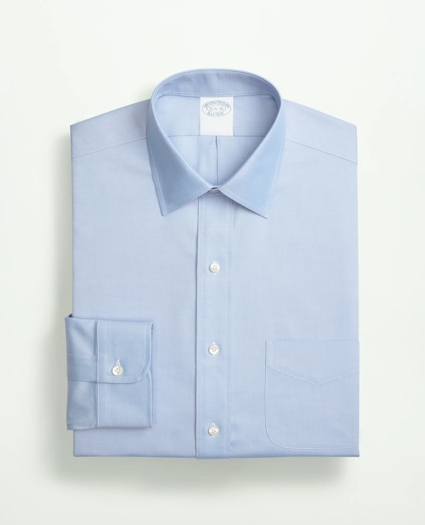 Stretch Supima® Cotton Non-Iron Pinpoint Oxford Ainsley Collar Dress Shirt, image 4