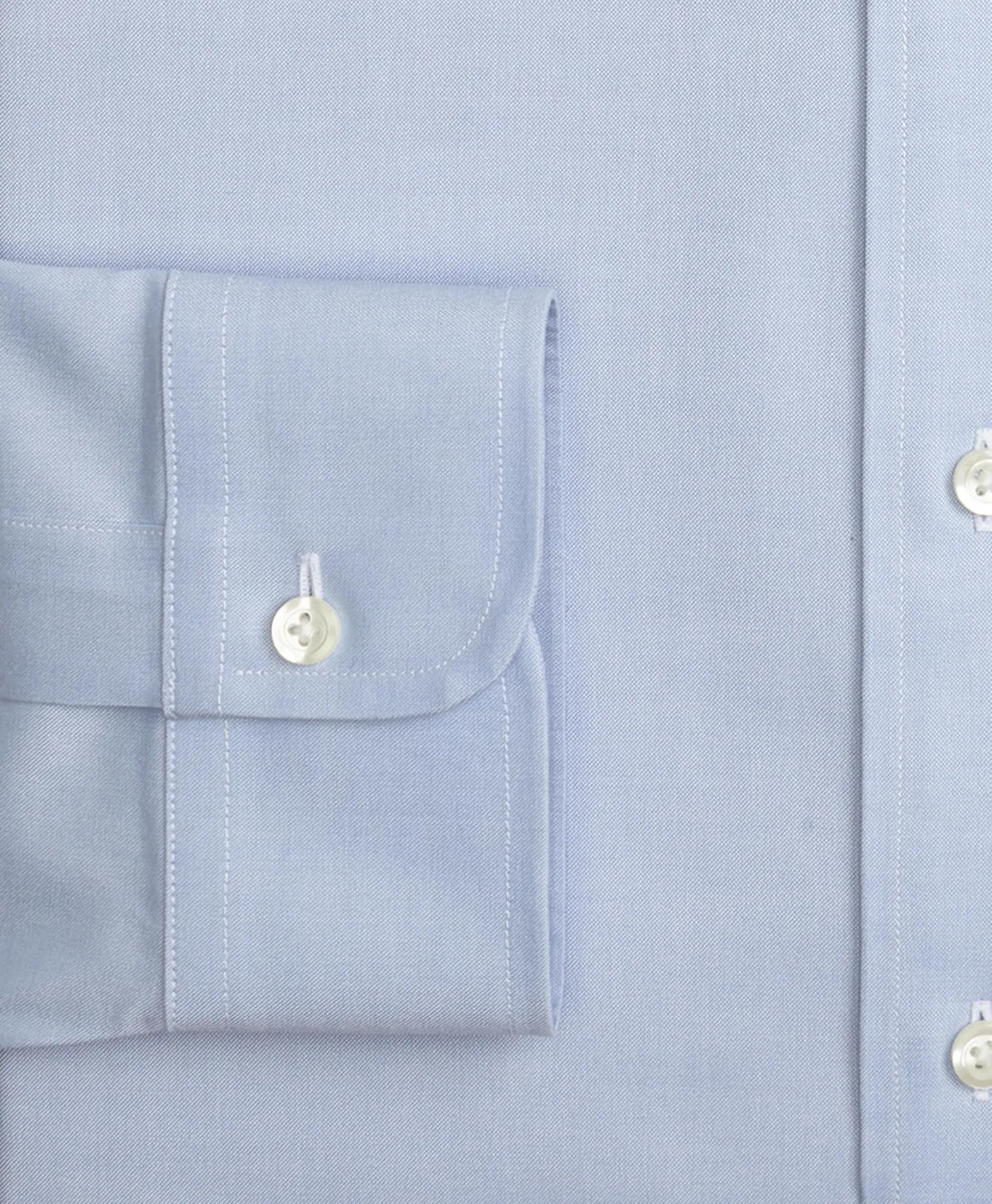 Stretch Supima&reg; Cotton Non-Iron Pinpoint Oxford Ainsley Collar Dress Shirt, image 2