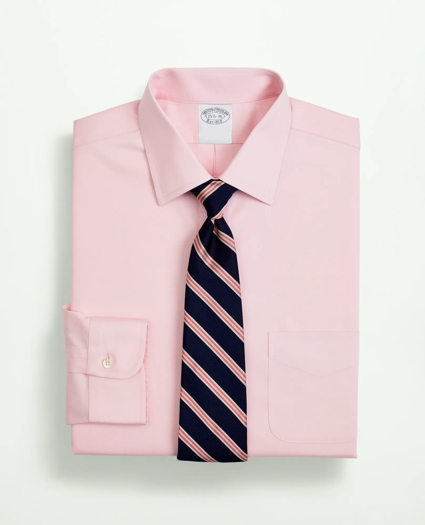 Stretch Supima® Cotton Non-Iron Pinpoint Oxford Ainsley Collar Dress Shirt, image 1